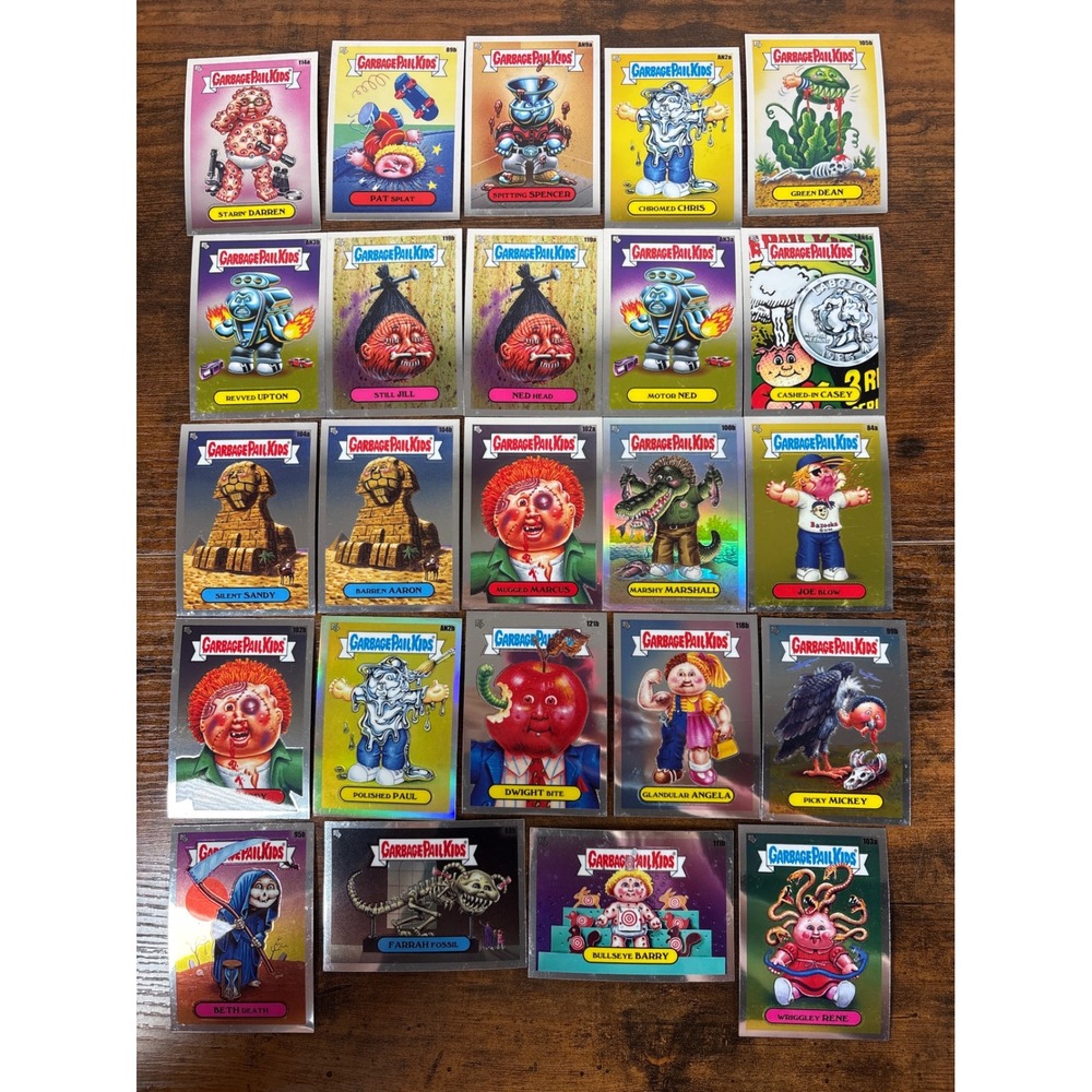 Garbage Pail Kids 2020 Chrome Series 3 Lot 24 Cards Refractors Topps GPK